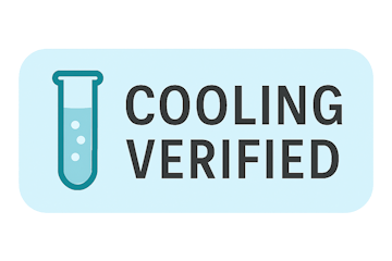 Lab-tested cooling performance Cooling Verified badge